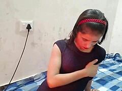 i pound desi bhabhi doggystyle hearing her loud orgasmic moans