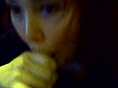 Redhead milf blows cock with cumshot!