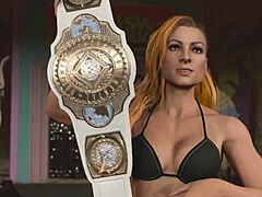 Becky Lynch Struts In Sexy Irish Bikini Entrance