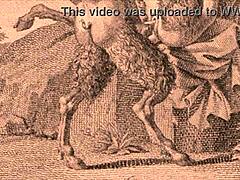 Vintage Erotic Bent Over Doggystyle Illustrations