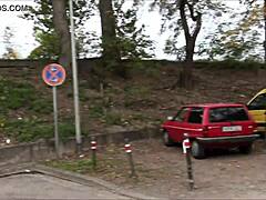 Tourists Explore Redlight District on Ludwigstraße in Hannover