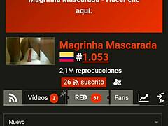 My masked latina babe's big ass shakes wild in this tribute fuck