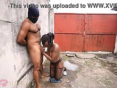 outdoor african ebony blowjob on beach 😈 part whatever