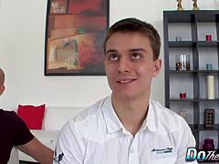 blonde housewife katy clark rides cock hard as cuck hubby watches 😈🍆💦