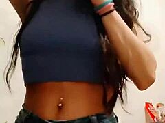 luna's curvy latina body with big natural tits goes wild happy