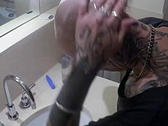 Vilja Shaves Head and Pussy for Hairless Fucktoy Role
