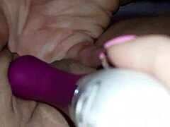 Cute Homemade MILF Fingers Wet Pussy to Dripping Orgasm with Vibrator