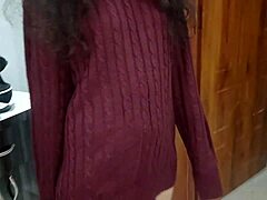 Innocent Babe Finds Condom, Fucks Muscular Daddy Hard