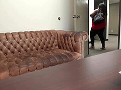 Peaches' Brutal Ebony Anal Casting in California