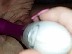 Cute Homemade MILF Fingers Wet Pussy to Dripping Orgasm with Vibrator