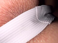 🤯 step bro sniffs your thong's anal spot up close!!