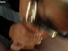 milf in sunglasses gags on cock for pov deepthroat cumshot