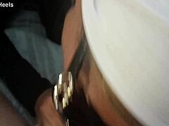 milf in sunglasses gags on cock for pov deepthroat cumshot