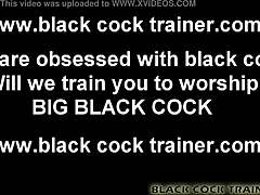 Dominant Ebony Femdom Destroys With Massive Strapon Dildo Better Than Real Cock