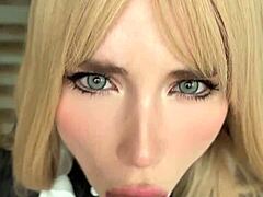 Sweet maid, wanna cum in my ass after fulfilling master's requests?