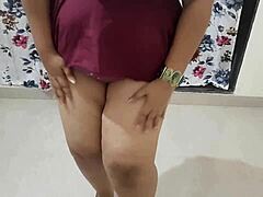 samiya's bedroom bursting with naughty horny vibes as she dances seductively
