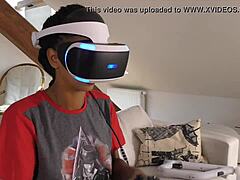 roommates ditch vr games to finger and lick wet pussies