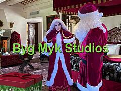 Granny Carmen's Passionate Christmas Creampie Overwhelms in Steamy July
