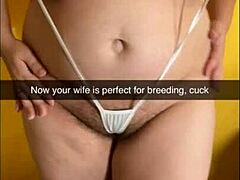 shy bbw wife turns slutty begging for creampies and gangbangs from strangers