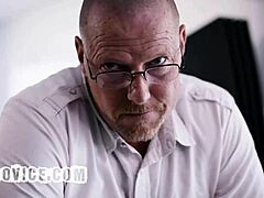Redhead Wife Rides Father-in-Law in Secret Doggystyle Creampie