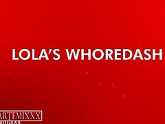 Lola's College Whore Dorm Party Big Black Cock