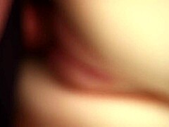 close up shaved fuck doll big pussy cums from double penetration toys