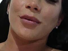 french date valentina ricci's huge boobs bounce in hardcore pov fuck...