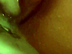 Latina Muscular Solo Hits Bath Faucet Orgasm