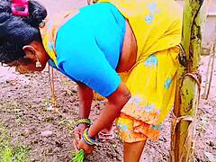 want this village maid's big boobs bouncing while i fuck her tight pussy outdoors with dirty telugu talk?