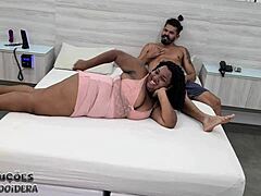 behind the scenes with the young bbw mulata teen giving up her fat ass and pussy for huge cum loads and facials