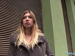 Public agent prospect hot model fucked hard underground outdoors