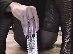 Ebony emo shemale tavaius deshawn strokes solo anal tease