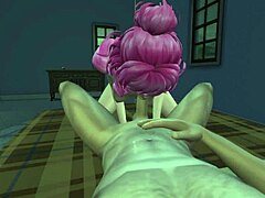 sims 4 pov threesome! pink girl bends blows rides!