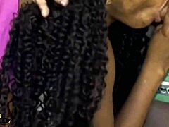 antisa's ebony ass takes huge interracial cumshot in casting