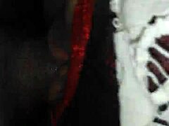 Ex-Girlfriend Brunette Whore Sucks Monster Cock in Stockings!