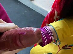 desi villager bhabhi spreads legs for horny hardcore fuck on ranch with hindi audio and squirting