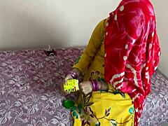 desi villager bhabhi spreads legs for horny hardcore fuck on ranch with hindi audio and squirting