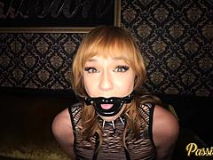rebecca vanguard gags on monster cock with naughty rimming