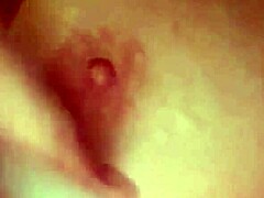 steamy bath time with solo fingering play