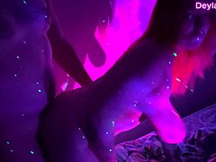 redhead slut gets huge facial after public nightclub fuck