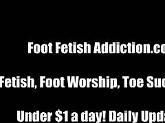 pamper jean bardot's perfect size 10 feet with licks and footjob 👅👣😍