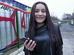 German Scout Catches Big Saggy Tits Latina Teen Agatha Santos