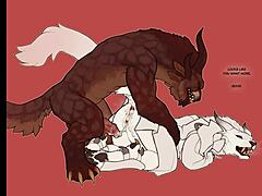 heart pounding furry snowskau art explodes in wild orgasmic compilation frenzy