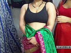 steamy indian threesome with group pounding in hardcore desi sex action
