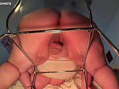 big ass bbw grinds down on thick dildo shaking cheeks over creamy pussy lips