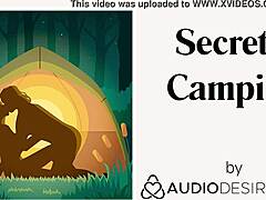 camping secretly with hot male moans and joi sex story