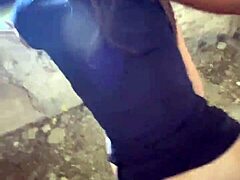 18yo flashin public then sloppy bj rough doggy cowgirl