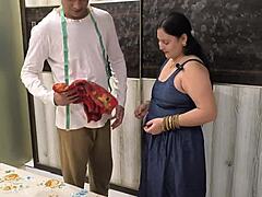 Mala Randi Trades Steamy Tailor Session for Free Dress Stitching Deal