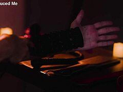 Blonde pet dominatrix licks pussy seducing my husband in lingerie