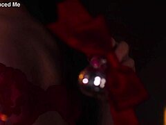Blonde pet dominatrix licks pussy seducing my husband in lingerie